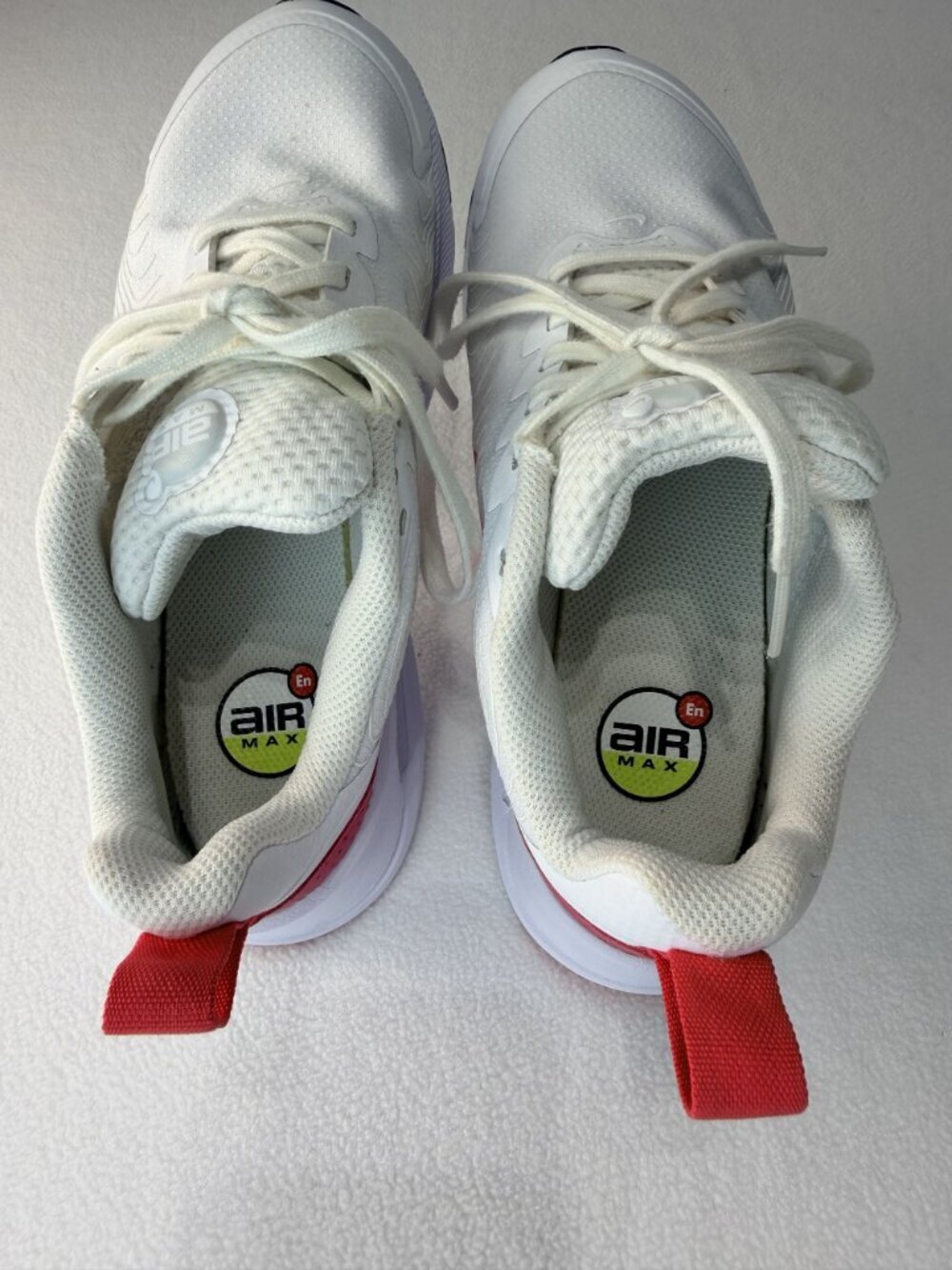 Nike Air Max INTRLK Lite Women US 6.5 White Pink Running Athletic Sneakers Shoes - Picture 10 of 16